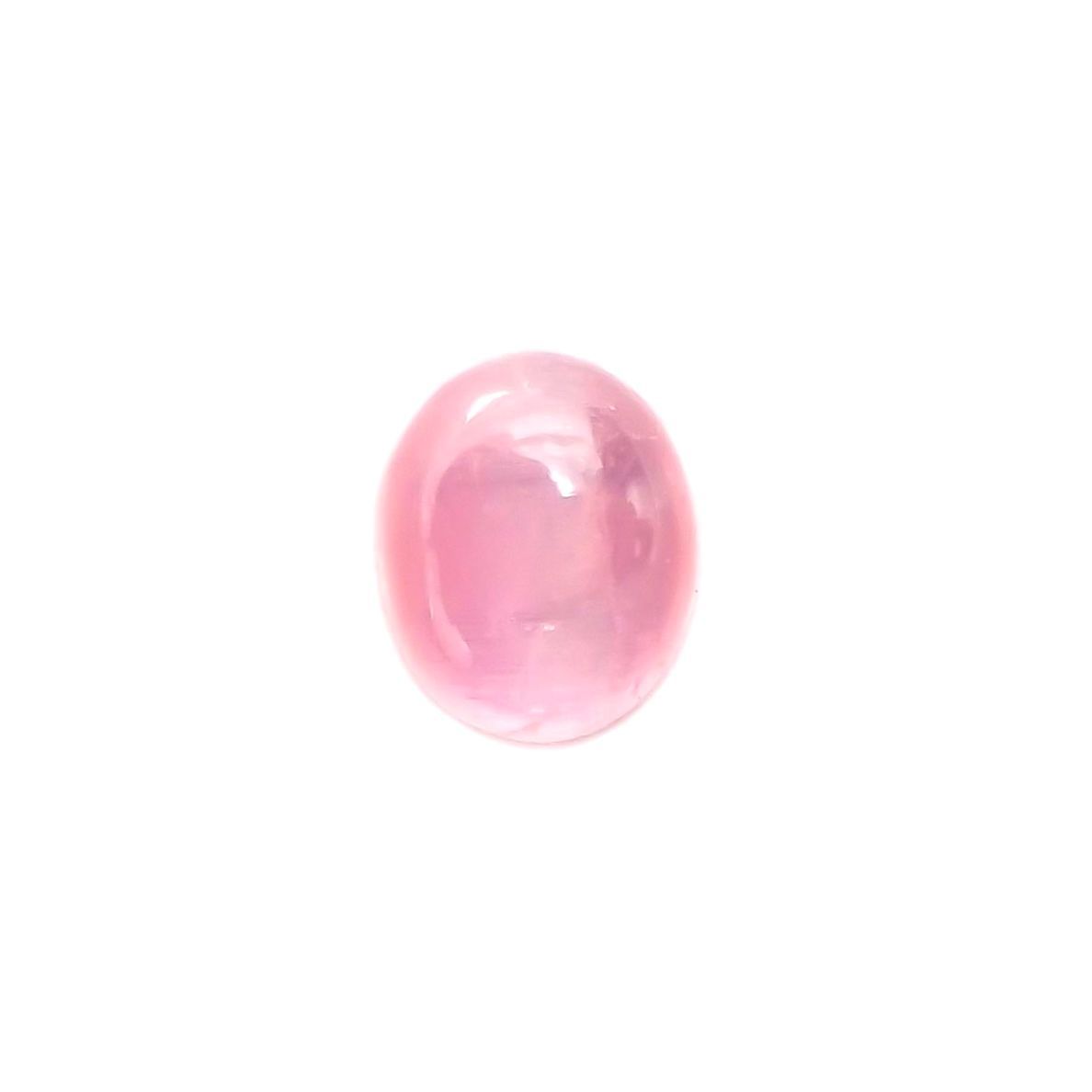 ペツォッタイトキャッツアイ(ラズベリル)(宝石名ペツォッタイト・キャッツアイ) マダガスカル産 0.359ct ソ付(彩珠)[210711642]4.7×3.8mm前後