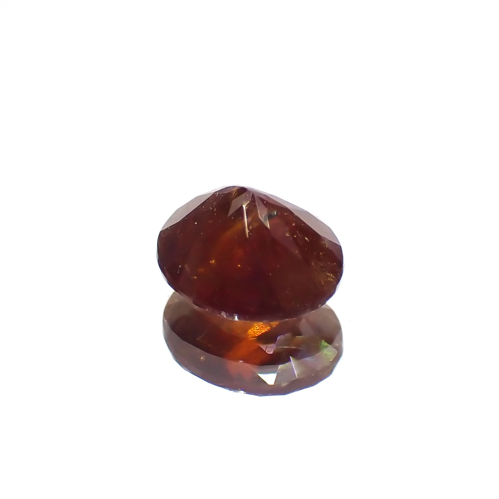 レインボーガーネット 日本・奈良県産 0.61ct[230923306]5.5x4.6mm前後