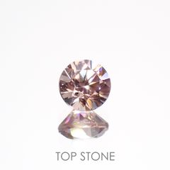 ライトピンクジルコン(宝石名ジルコン)スリランカ/カンボジア産 0.43ct 識別済[220616667]4x4mm前後
