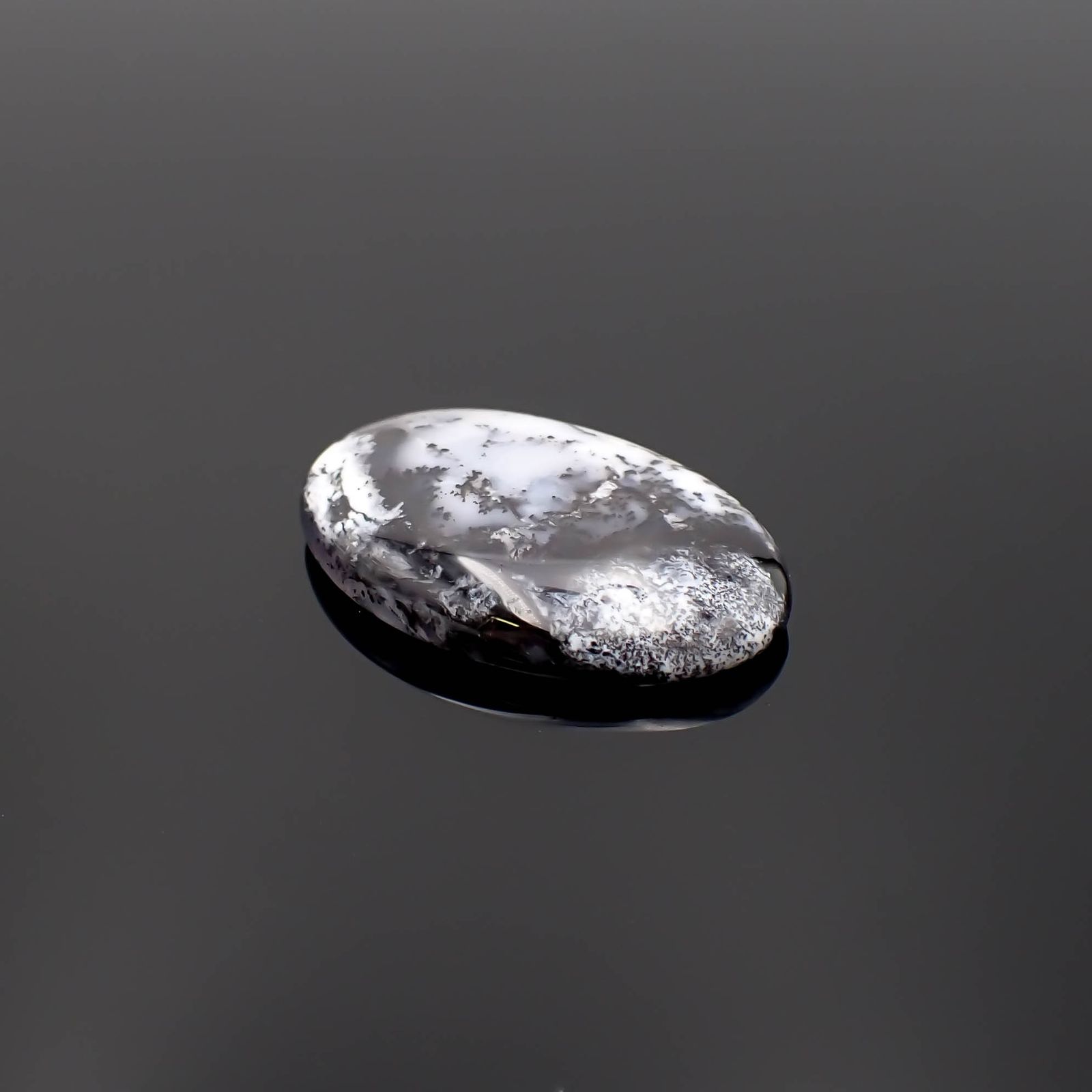 デンドリチックオパール ブラジル産 48.91ct[230722768]37.1x23.4mm前後