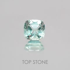 ミントベリル(宝石名グリーン・ベリル) ブラジル産 0.44ct 識別済[21069826]4.6×4.6mm前後