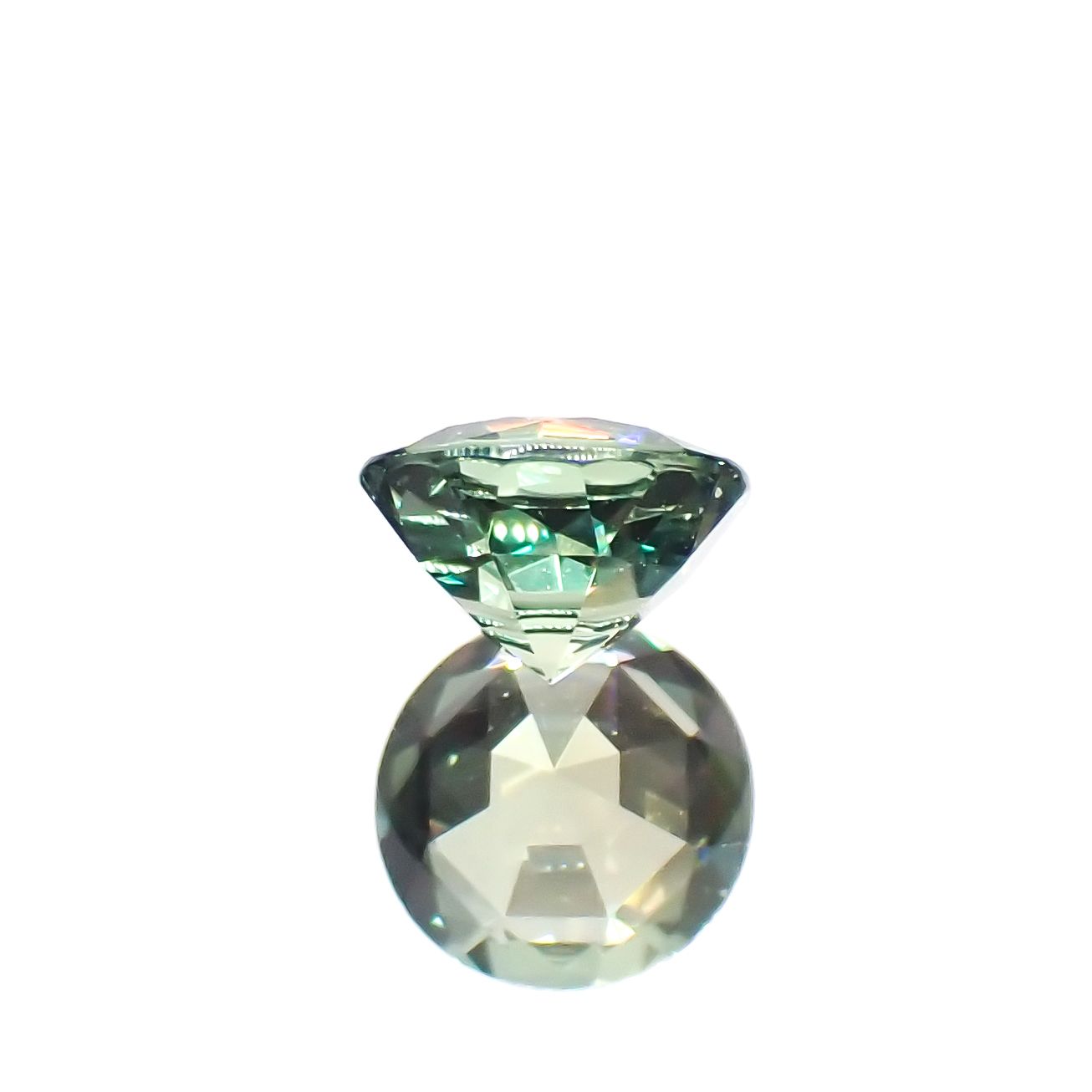 アレキサンドライト(宝石名アレキサンドライト)ブラジル産 0.42ct GIA鑑付[230823159]4.49x4.56mm前後
