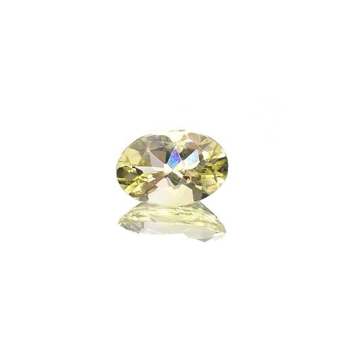 イエローダンビュライト タンザニア産 0.67ct[240125463]7x4.9mm前後