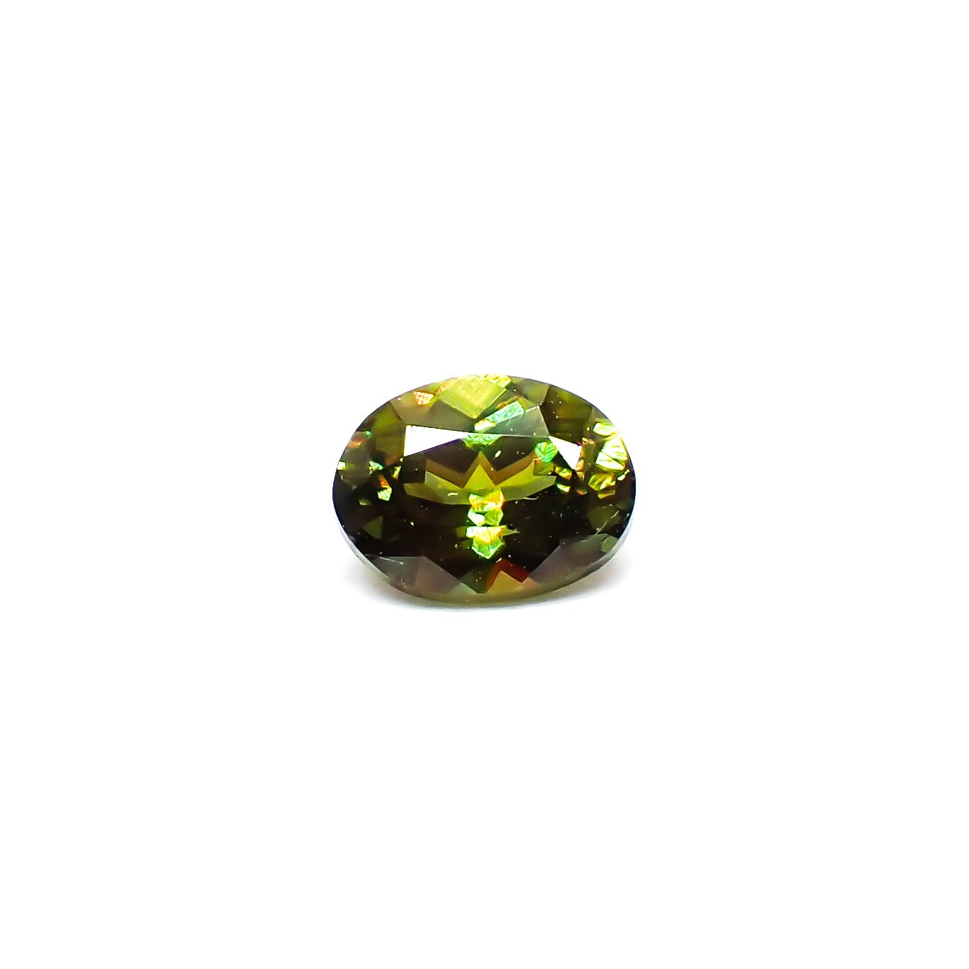 カラーチェンジスフェーン パキスタン産 0.35ct / 4.9x3.7mm前後 [260632438]