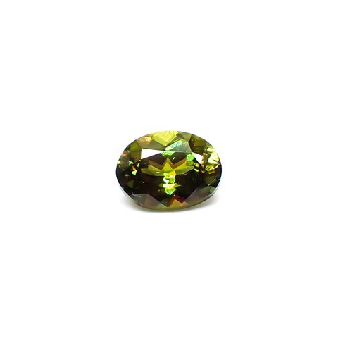 カラーチェンジスフェーン パキスタン産 0.35ct / 4.9x3.7mm前後 [260632438]
