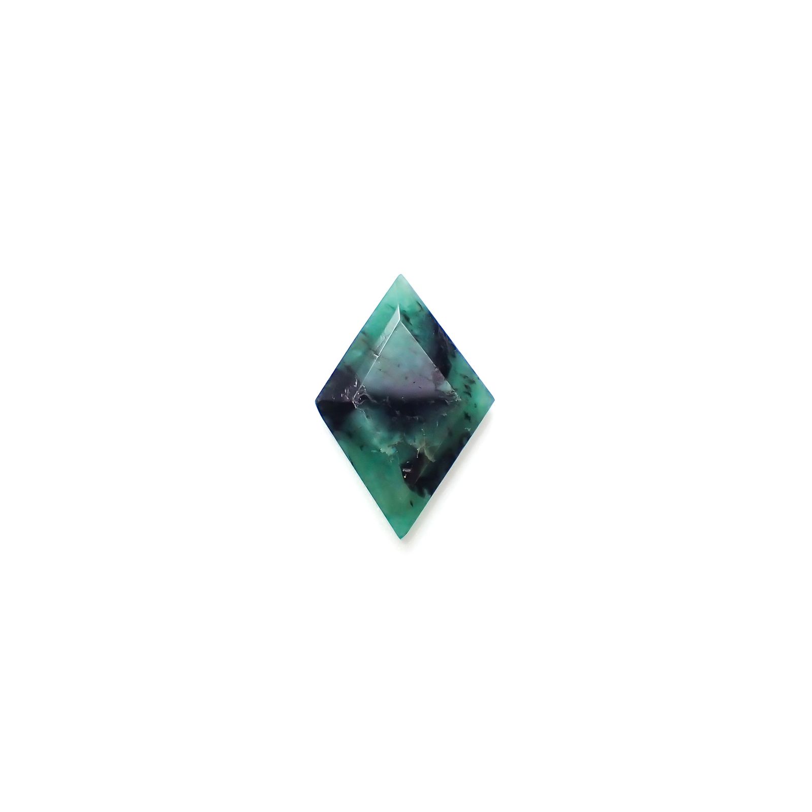 ◇カスタムカット◇エメラルド ブラジル産 3.38ct[240326473]16.8x11.1mm前後