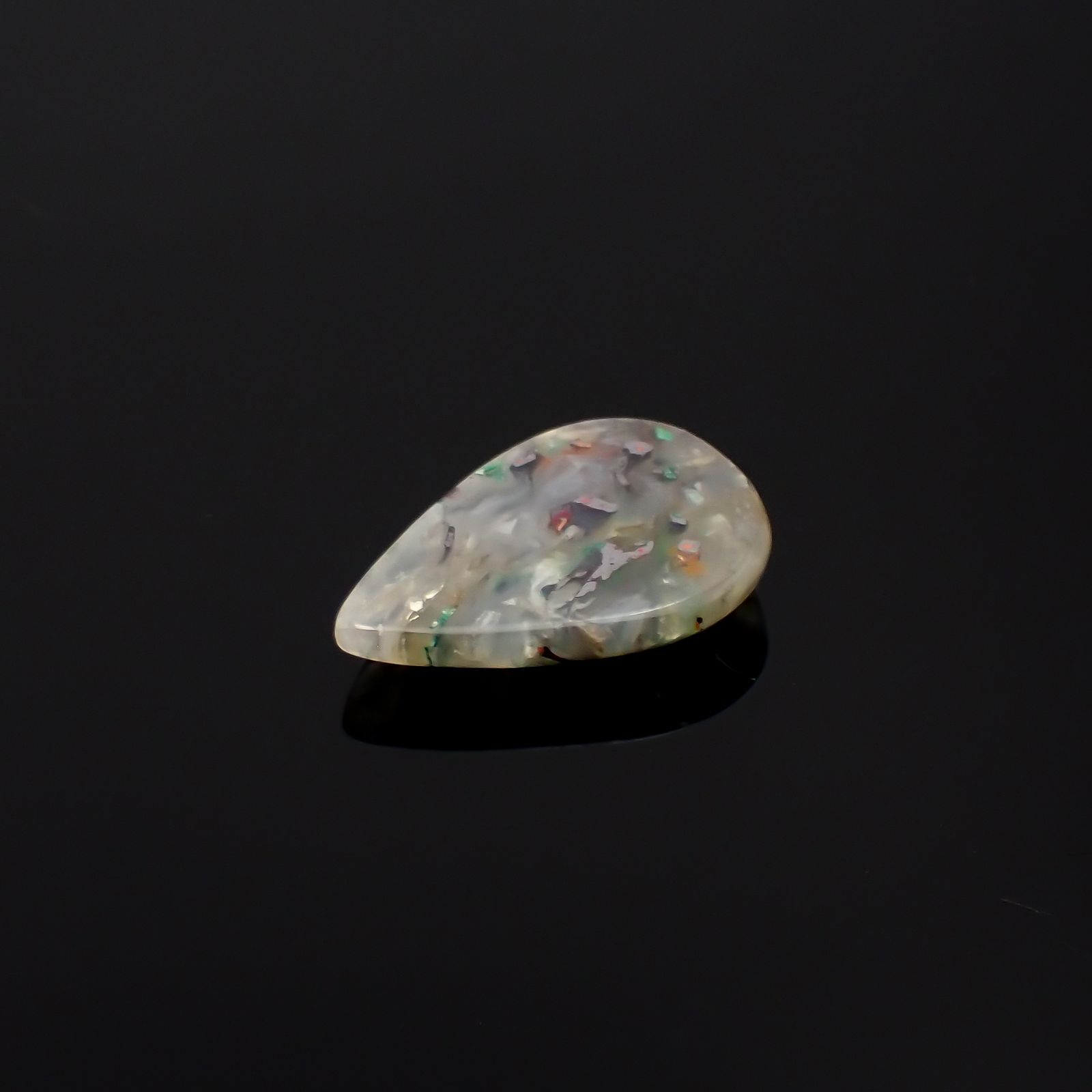コッパークリソコラインカルセドニー インドネシア産 6.97ct[230722645]19.3x13.3mm前後