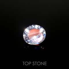 レインボームーンストーン(宝石名ラブラドライト)タンザニア産 0.81ct 識別済[220115450]6.6x6mm前後