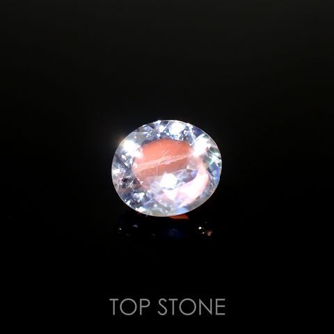 レインボームーンストーン(宝石名ラブラドライト)タンザニア産 0.81ct 識別済[220115450]6.6x6mm前後