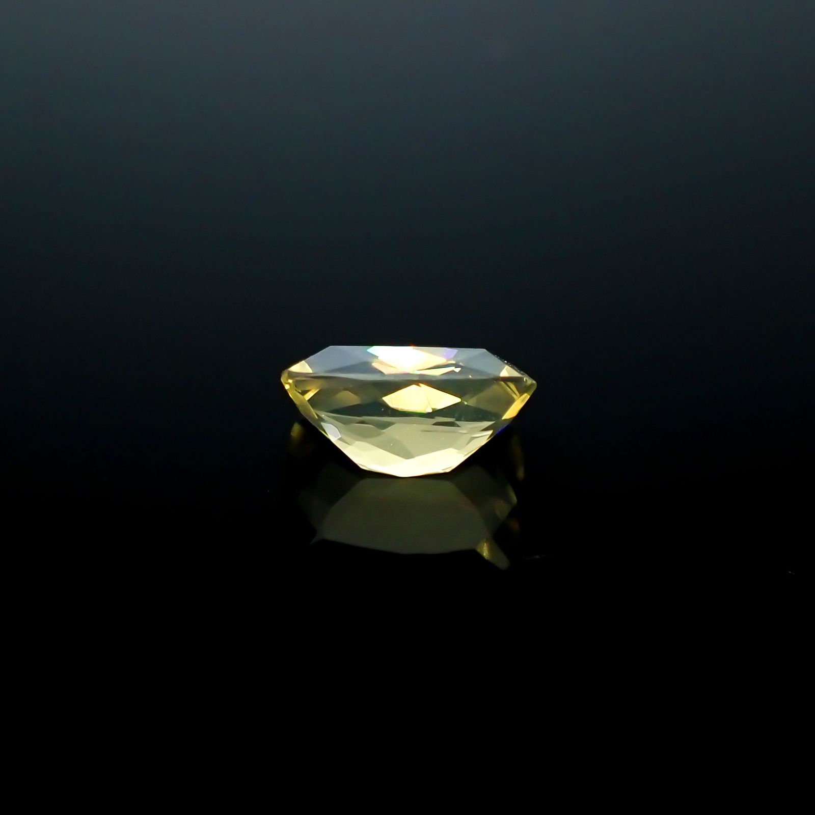イエローオパール メキシコ産 1.30ct[240226199]9.2x6.6mm前後