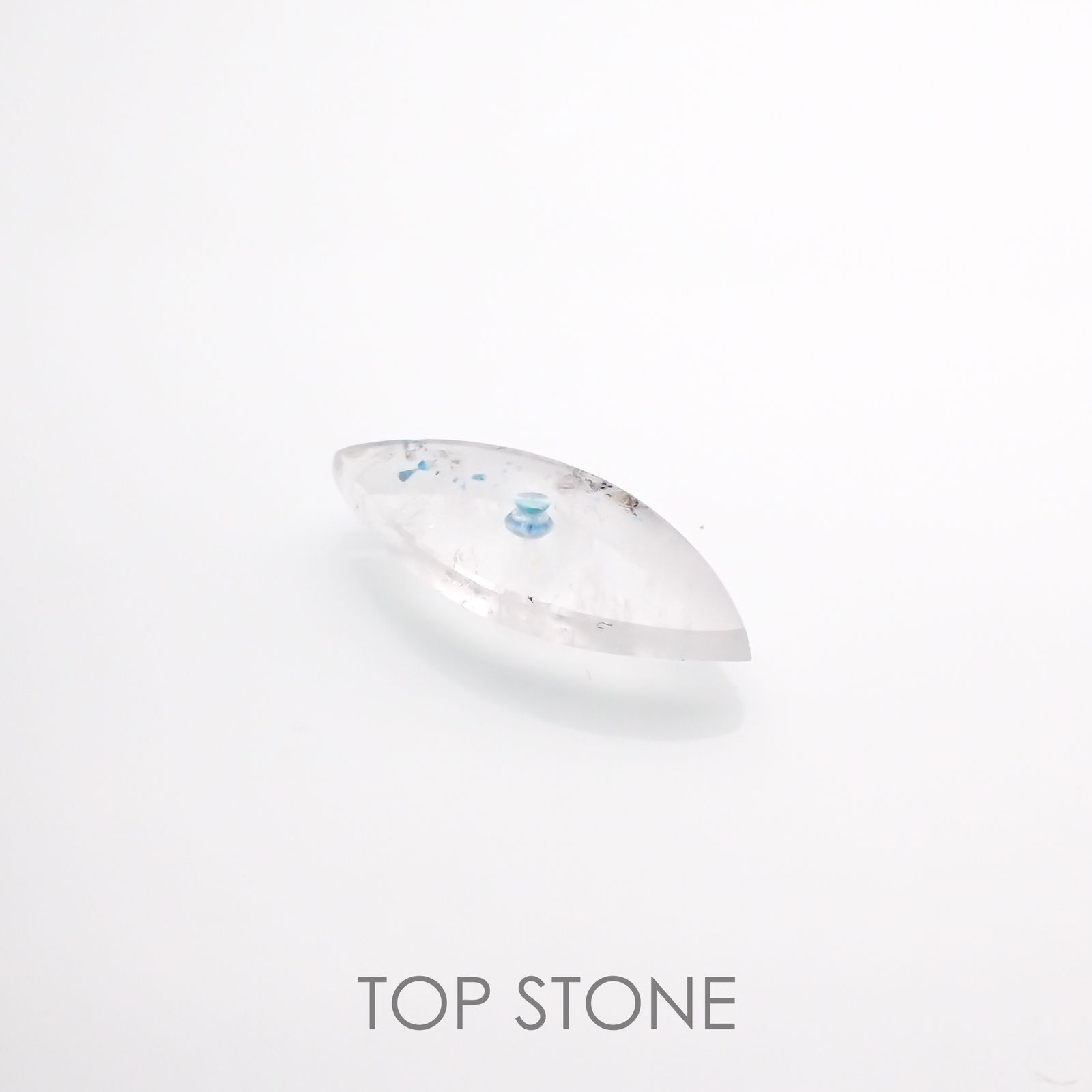 パライバクォーツ ブラジル産 1.49ct[220114255]13.6x5.2mm前後