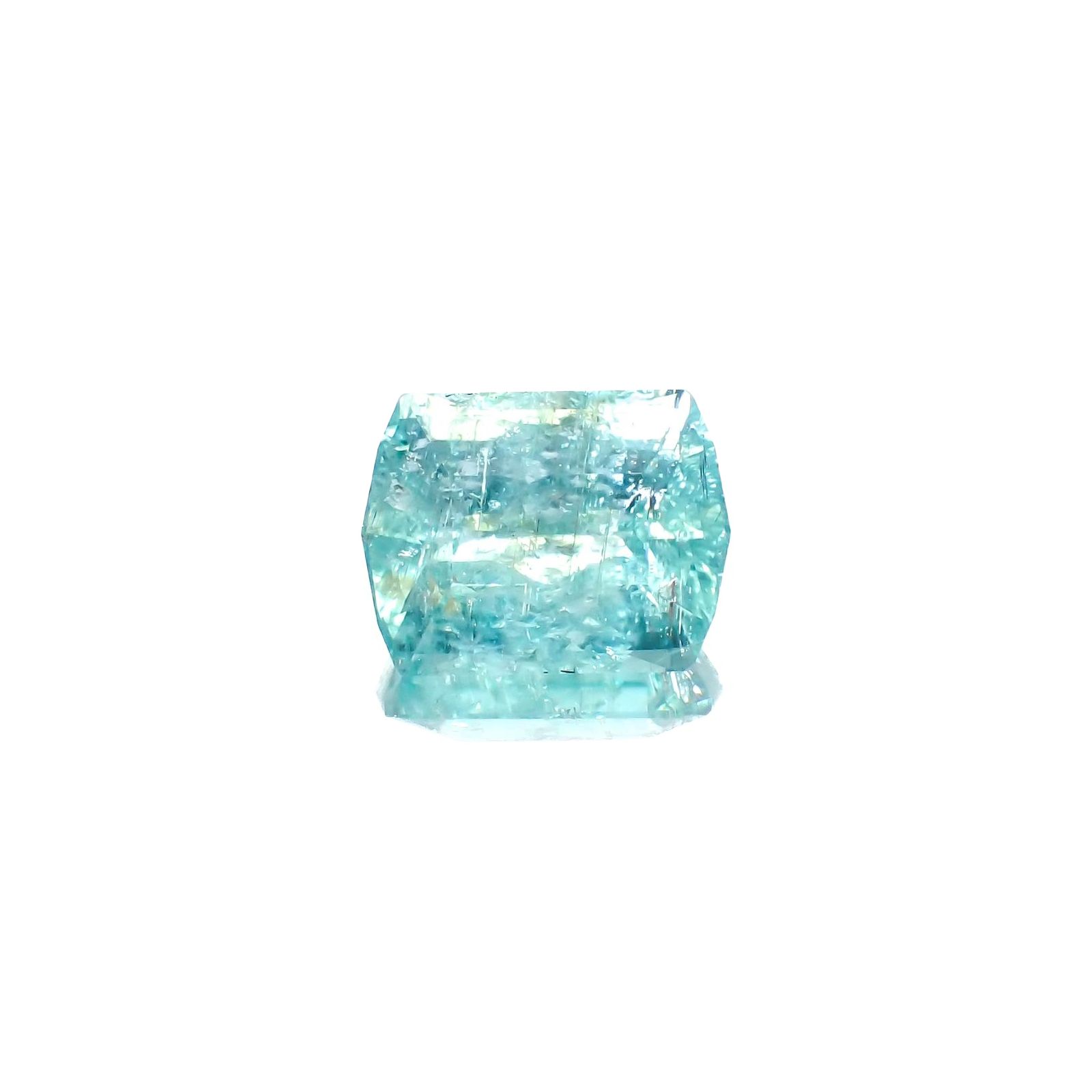 ◇カスタムカット◇パライバトルマリン モザンビーク産 8.89ct / 15.1x11.5mm前後 [230622508]