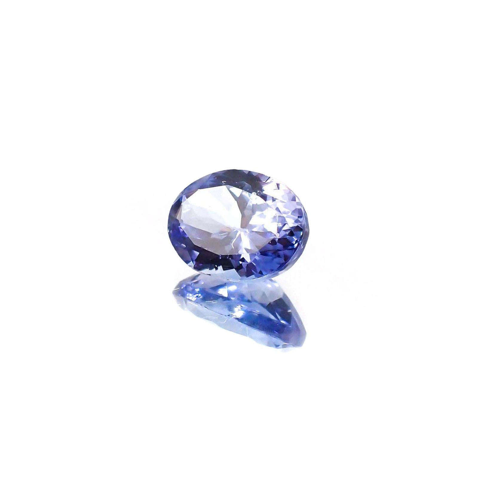 タンザナイト(宝石名タンザナイト)タンザニア産 識別済 1.71ct / 8.4x6.4mm前後 [230723003]