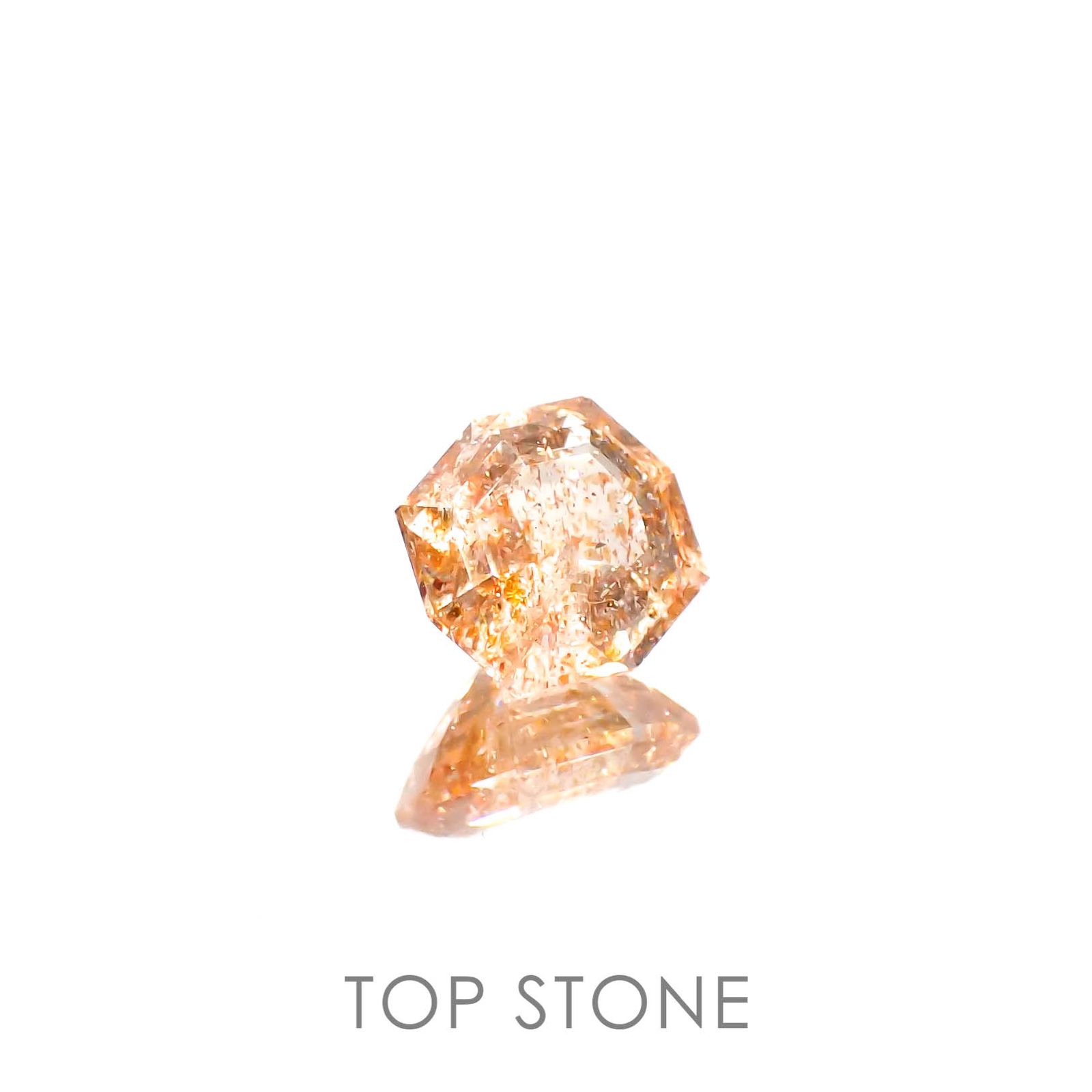 ◇カスタムカット◇イリュージョンサンストーン タンザニア産 0.79ct[230320955]6.3x6.1mm前後