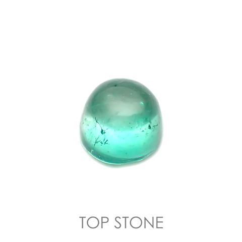 エメラルド(宝石名エメラルド)コロンビア産 0.23ct 識別済[220817279]3.8x3.4mm前後
