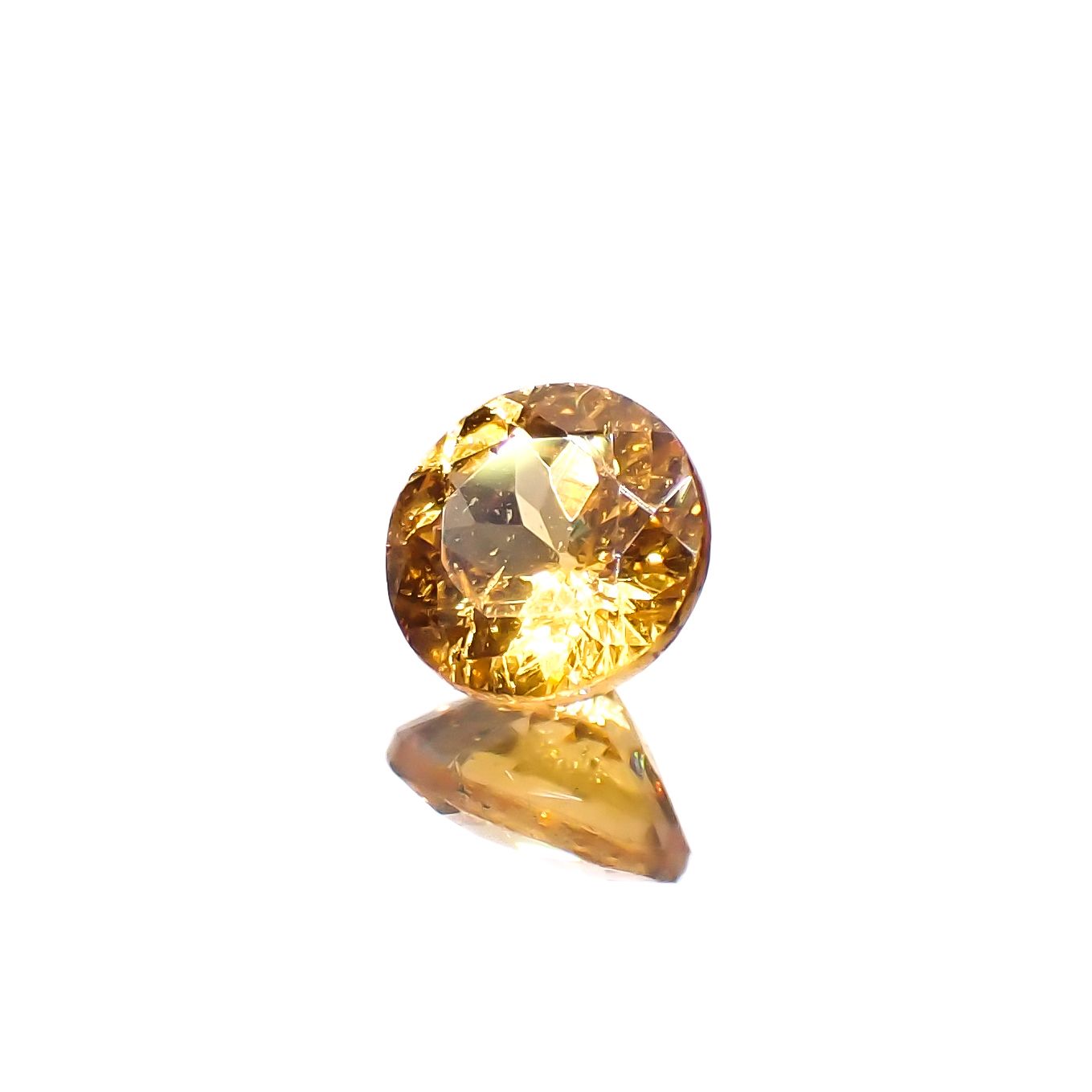 スペサルティンガーネット ナイジェリア産 0.47ct[230923370]4.6x4.6mm前後