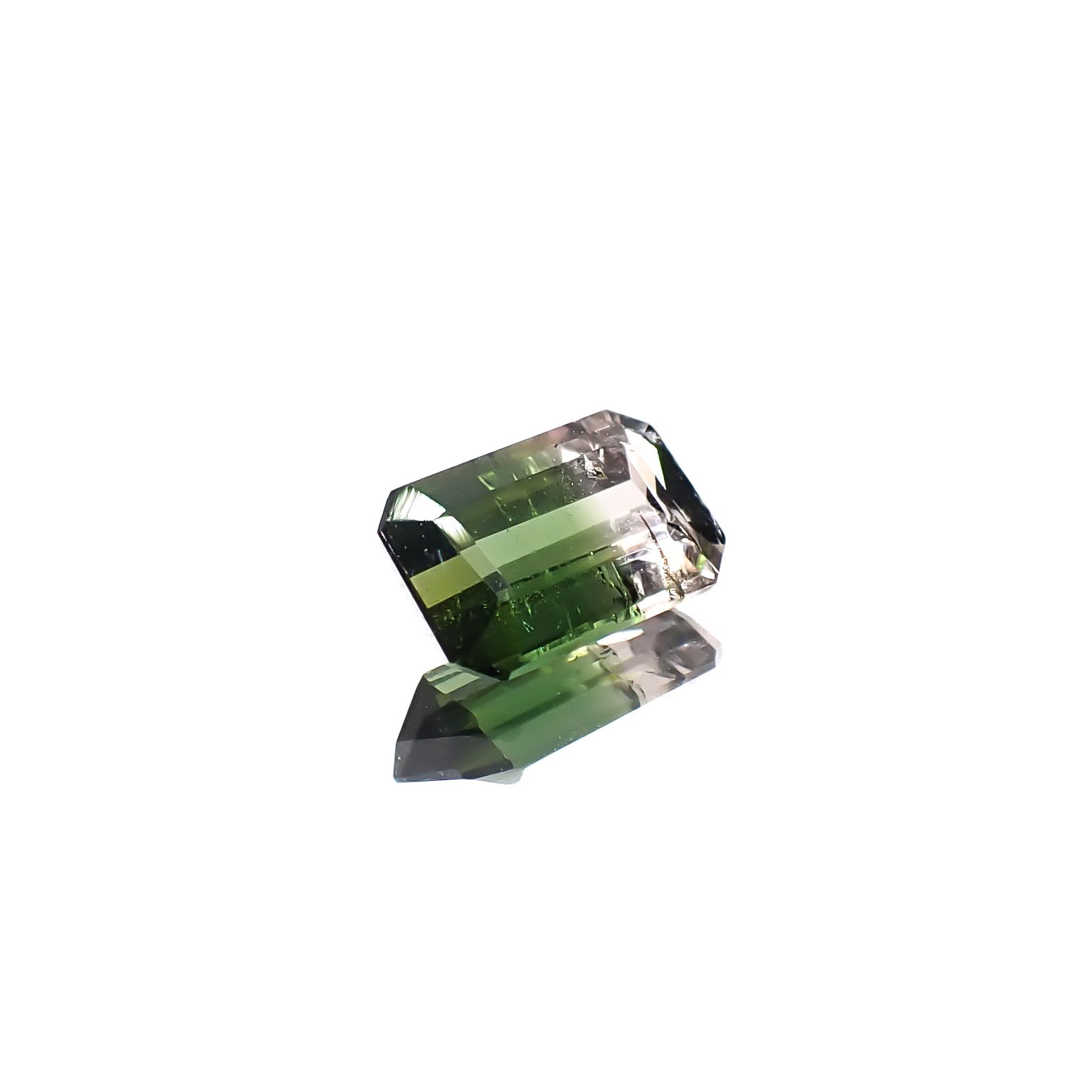 バイカラートルマリン アフガニスタン産 0.64ct[240929147]6.6x4.3mm前後