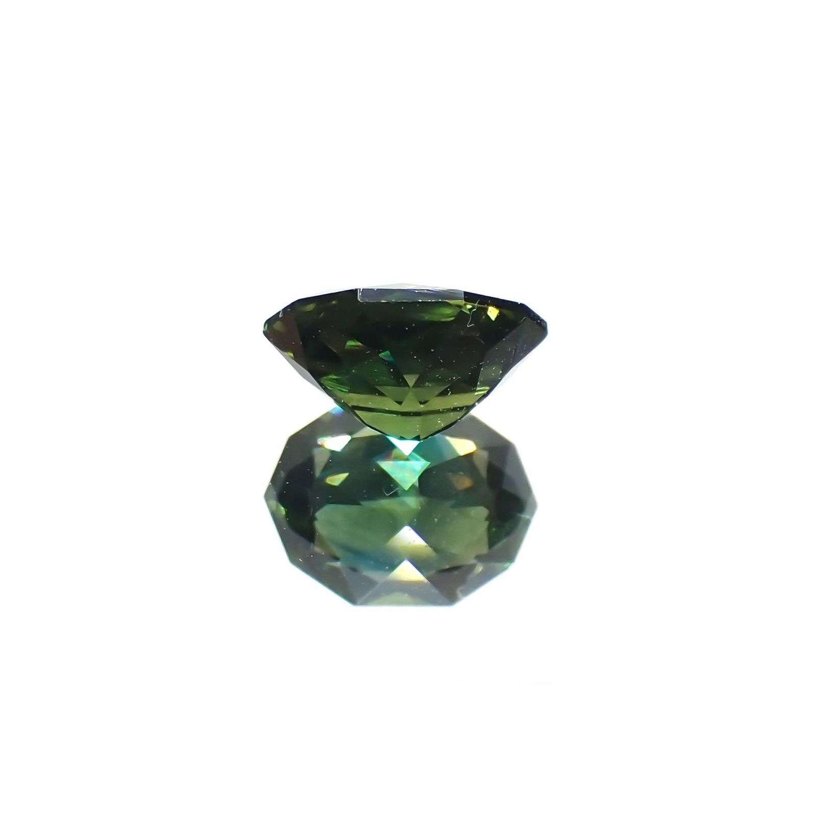 ◇カスタムカット◇バイカラーサファイア オーストラリア産 0.87ct / 6.6x4.9mm前後 [221018359]