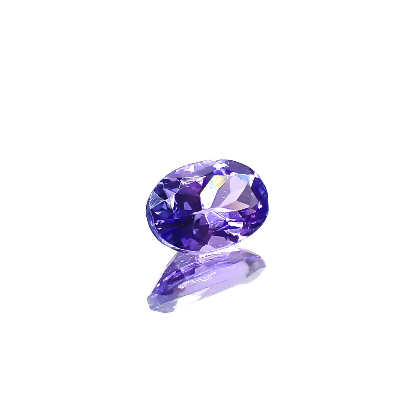 タンザナイト(宝石名タンザナイト)タンザニア産 0.48ct 識別済[240628334]5.9x4mm前後