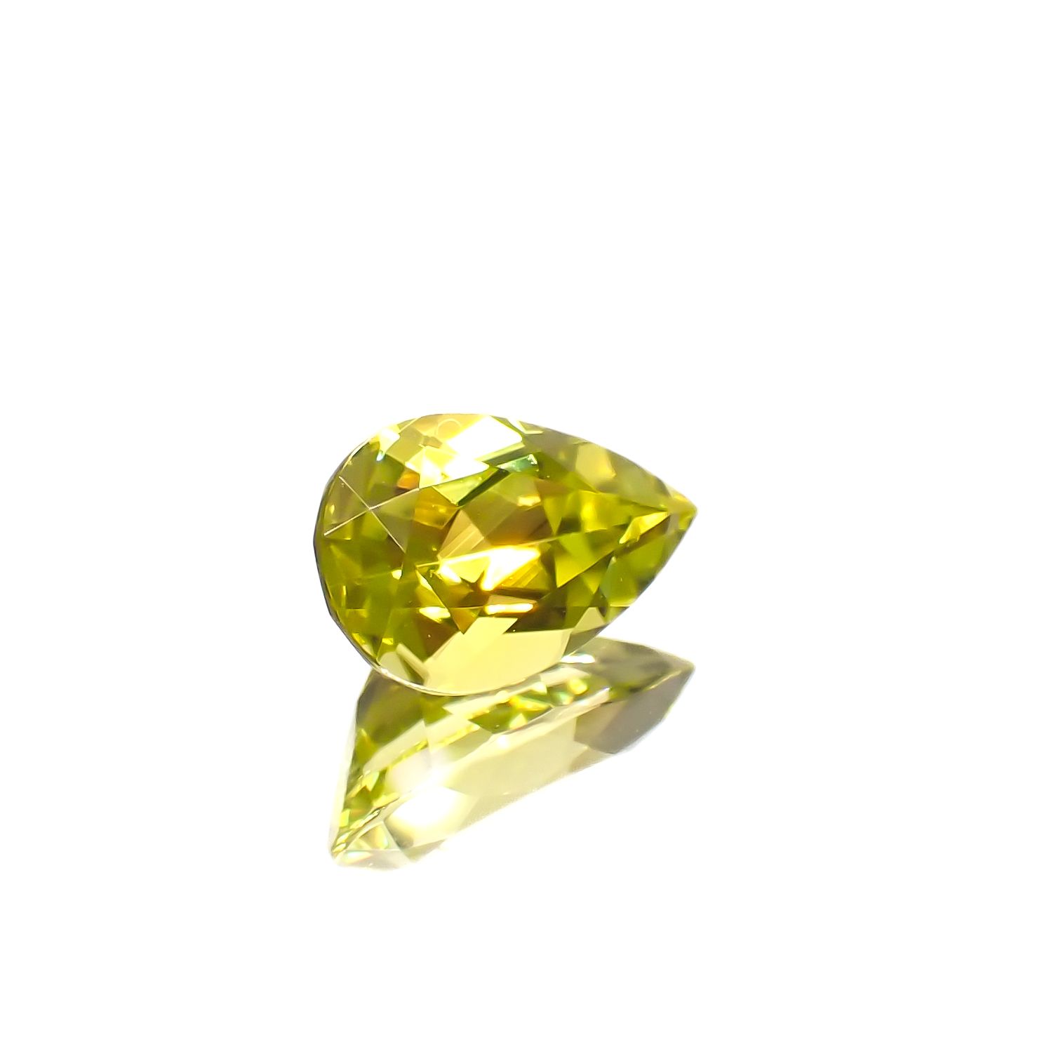 カナリートルマリン ザンビア・カナリー鉱山産 0.86ct[230823134]8x5.1mm前後