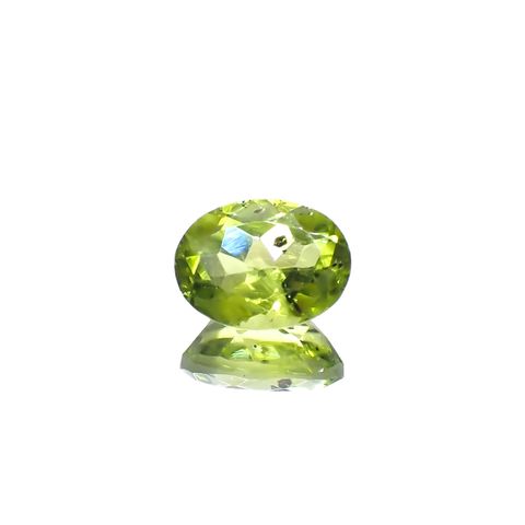 ブラックリリーパッドペリドット アメリカ・アリゾナ州産 1.58ct [231224613]8x6.1mm前後