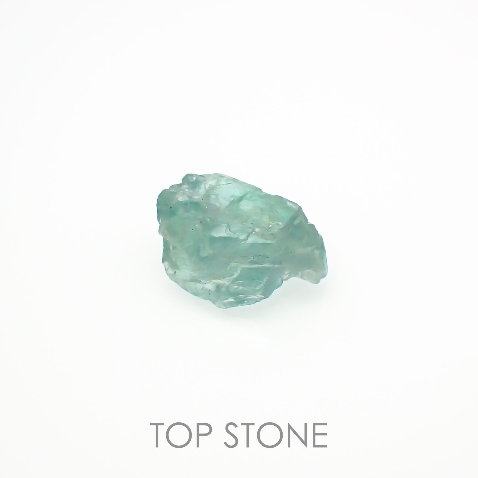 ブルーグリーンコーネルピン 原石 タンザニア産 3.08ct[221219196]10.3x7.5mm前後