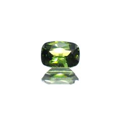 グリーンジルコン(宝石名ジルコン)スリランカ/カンボジア産 1.06ct 識別済[220114893]6.8x4.8mm前後
