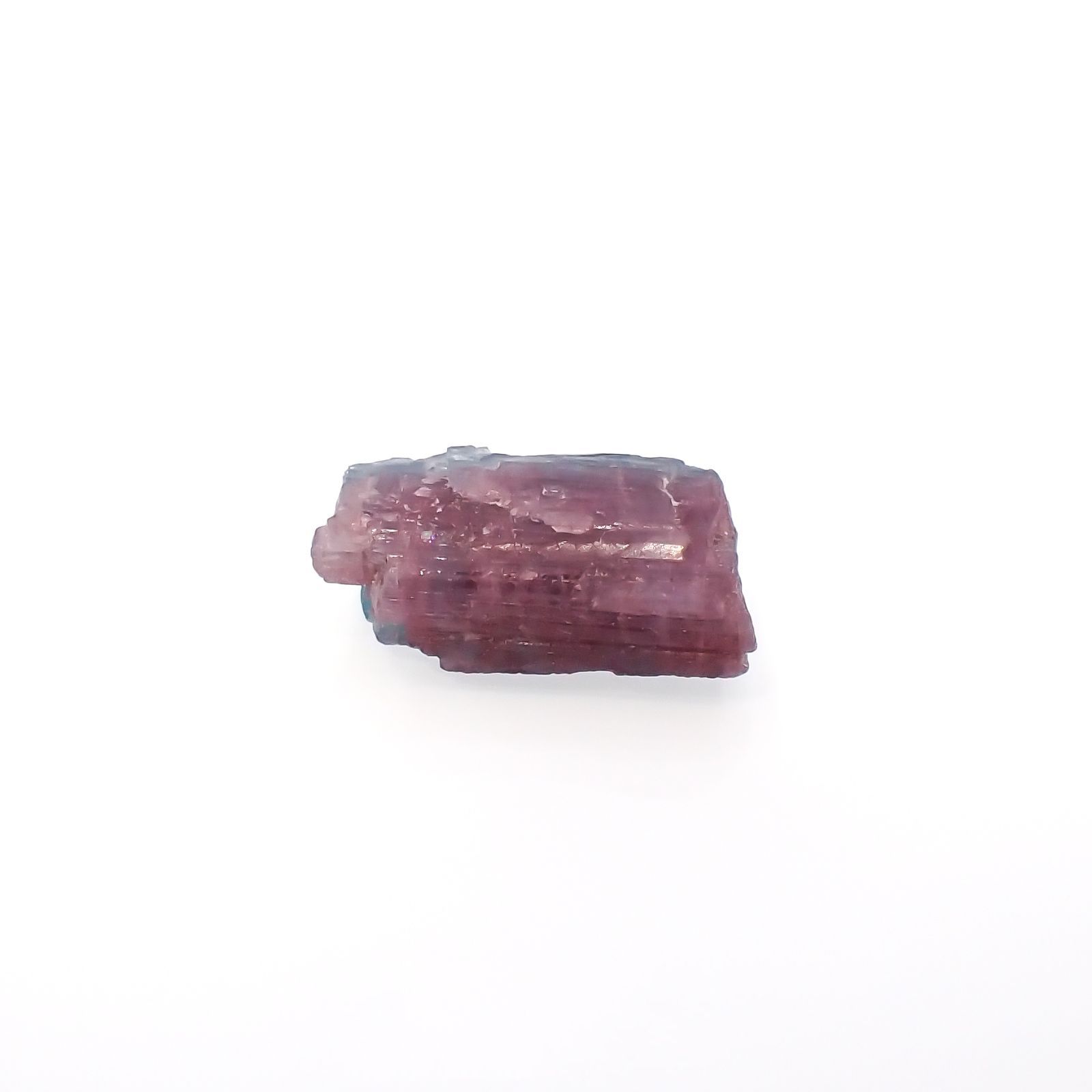 バイカラーパライバトルマリン 原石 ブラジル産 3.23ct[220516014]12.1x5.9mm前後