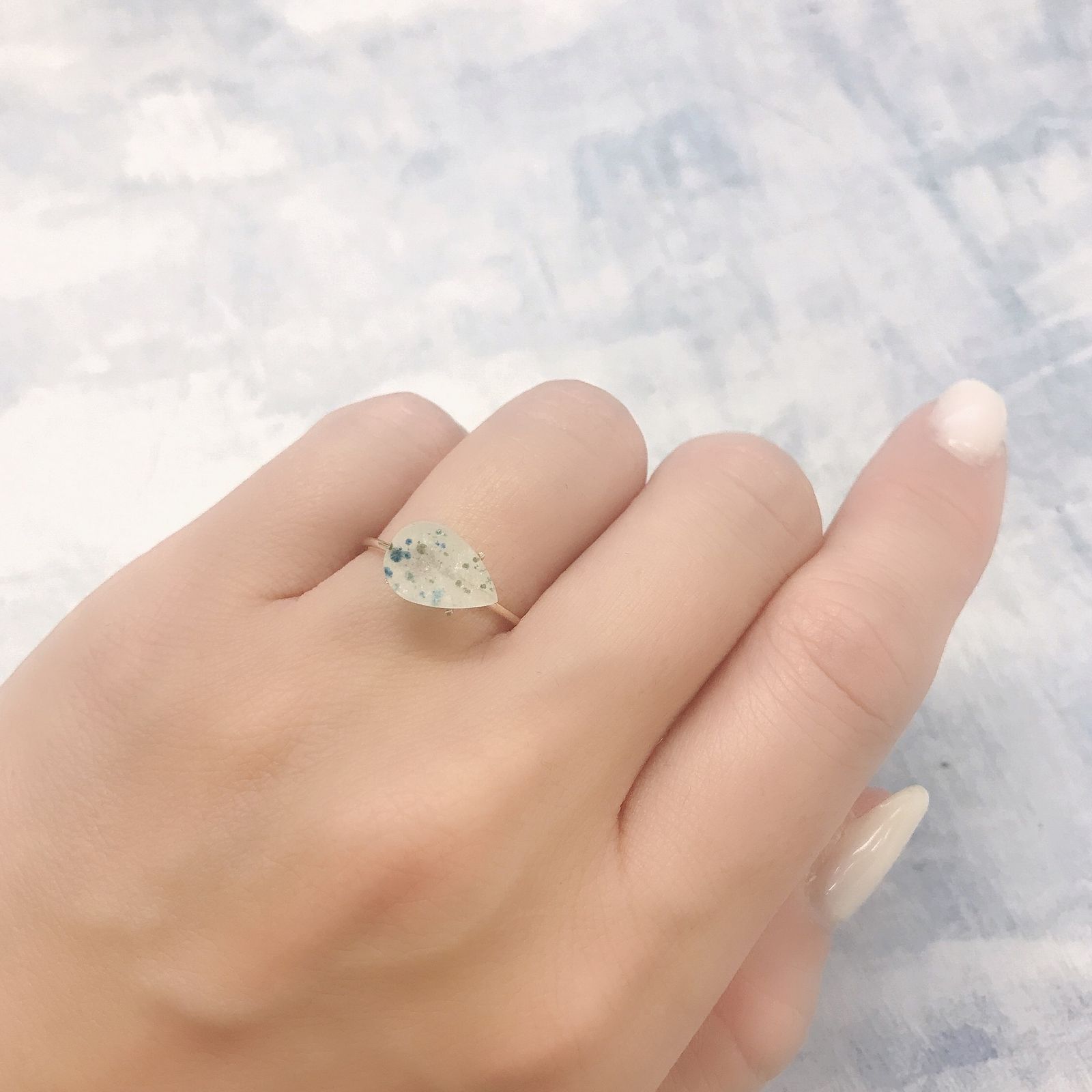 パライバクォーツ ブラジル産 1.87ct[220616614]10.8x7.4mm前後