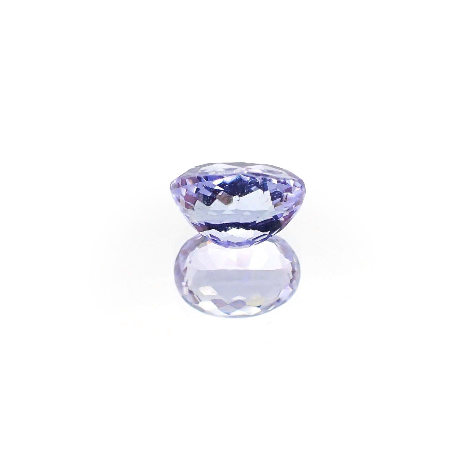 タンザナイト(宝石名タンザナイト)タンザニア産 識別済 1.17ct / 7.1x5.1mm前後 [230723005]