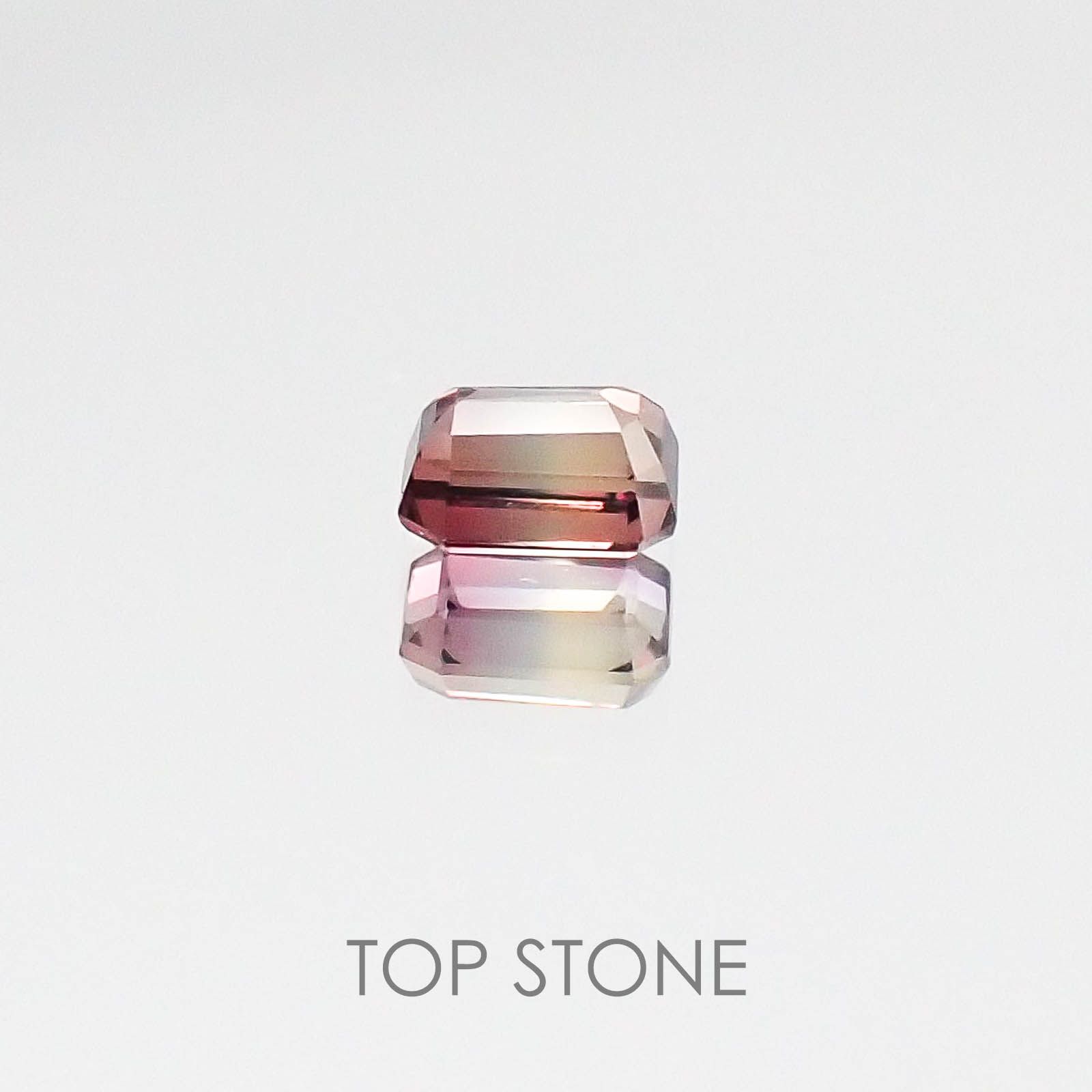 バイカラーサファイア タンザニア産 ルース 0.29ct[]3.9×2.9mm前後