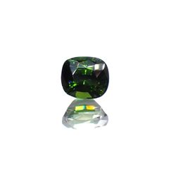 グリーンジルコン(宝石名ジルコン)スリランカ/カンボジア産 1.36ct 識別済[220114892]6.3x5.6mm前後