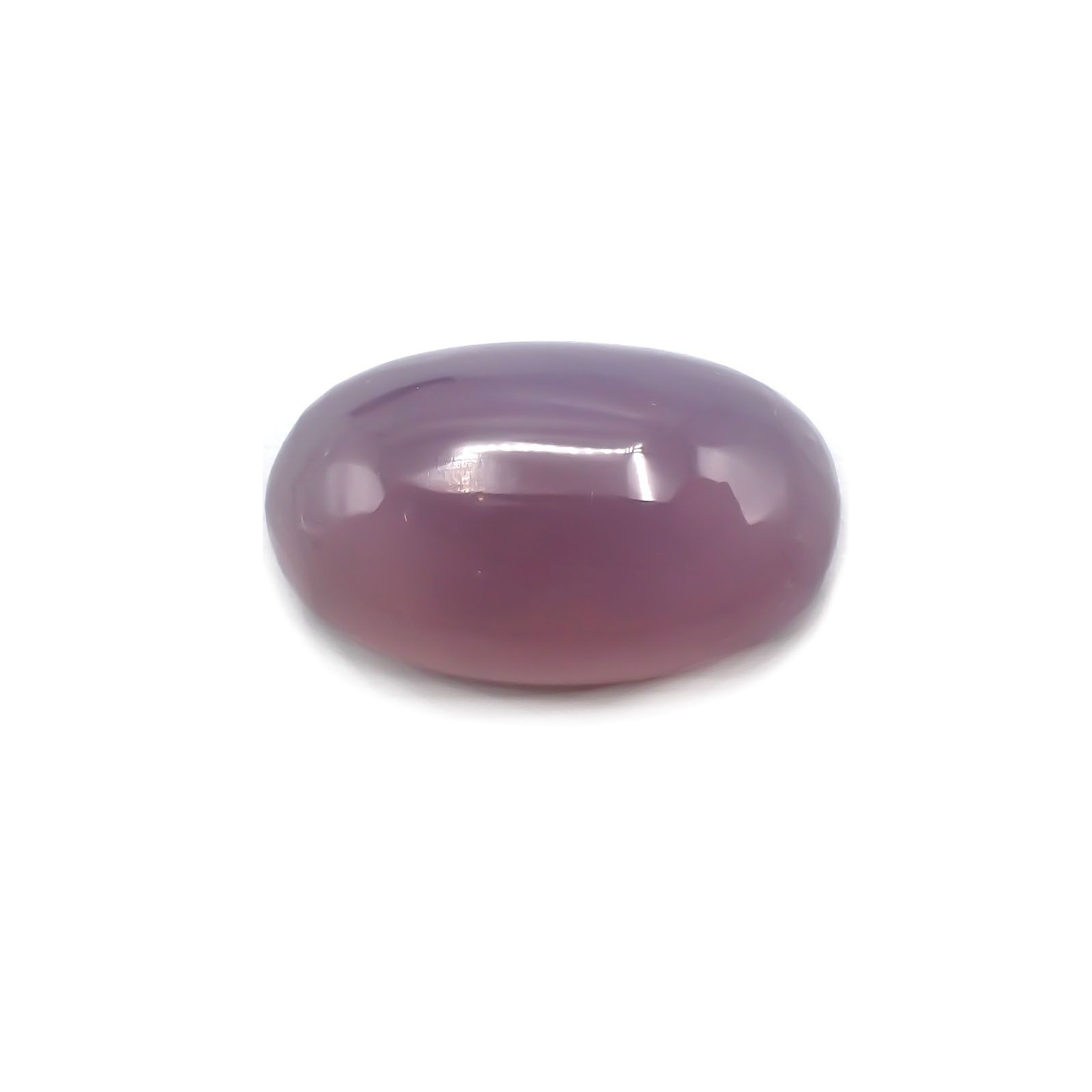 パープルカルセドニー(宝石名カルセドニー)インドネシア産 13.04ct 識別済[231124175]20.3x12.3mm前後