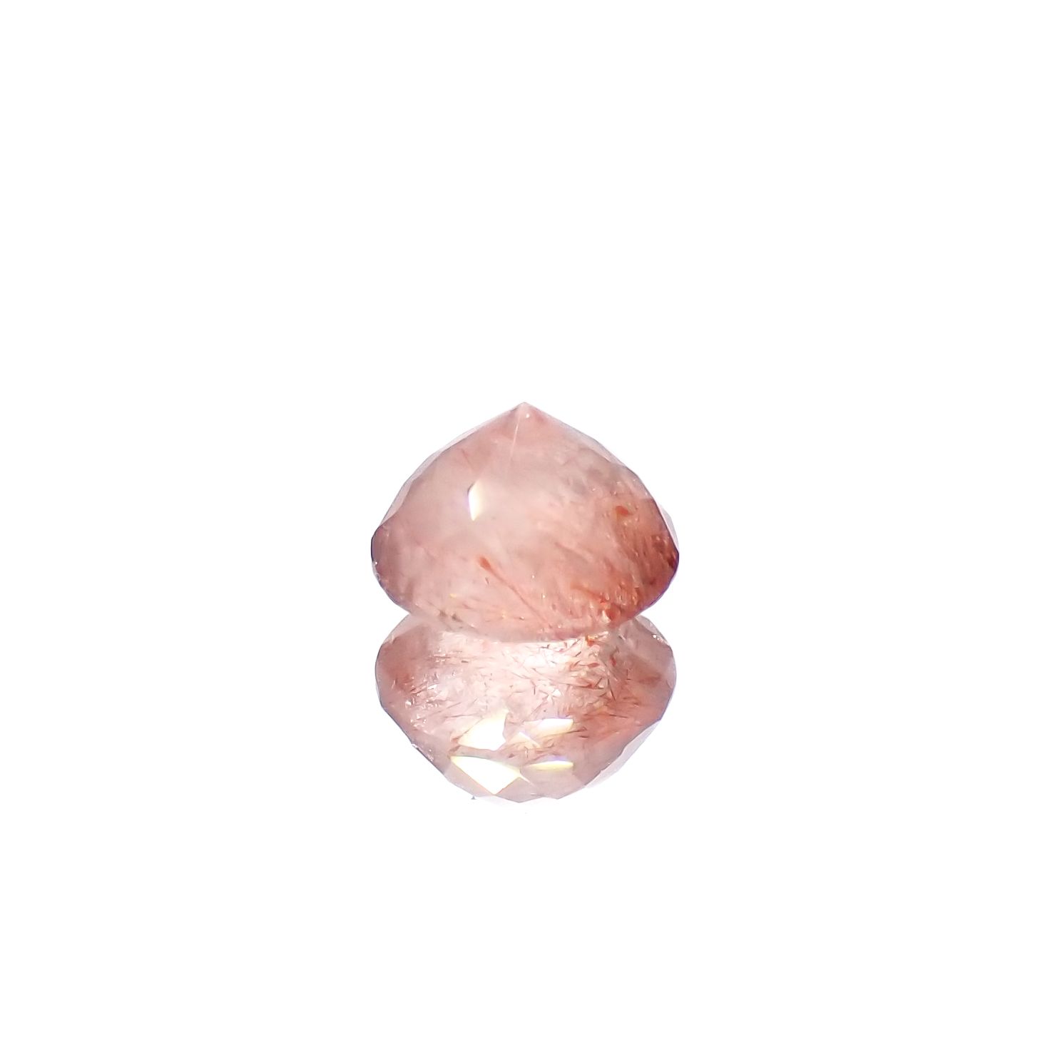 ストロベリークォーツ カザフスタン産 0.75ct[240125498]5.8x5.8mm前後
