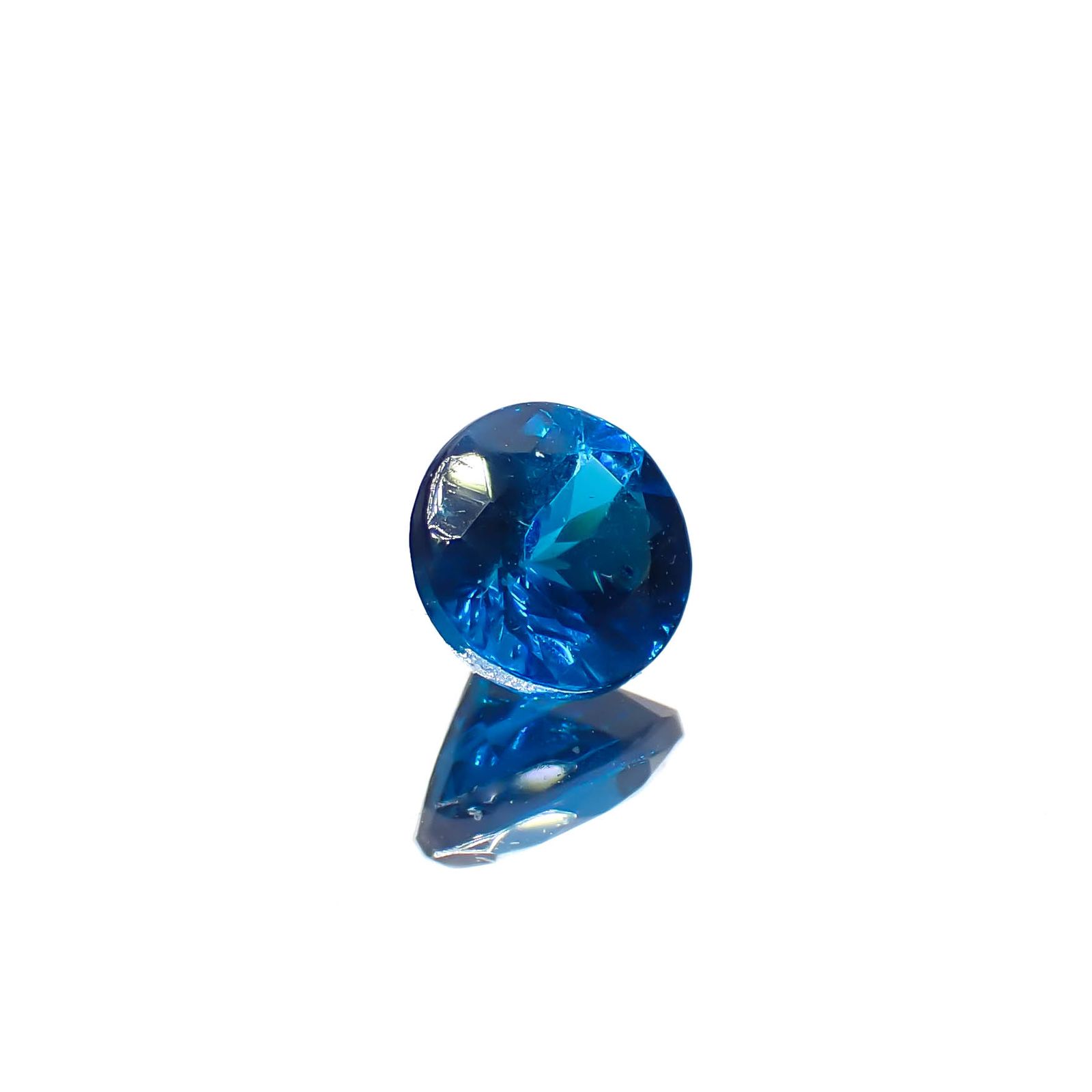 ディープブルーアパタイト マダガスカル産 0.51ct[240628156]5x5mm前後