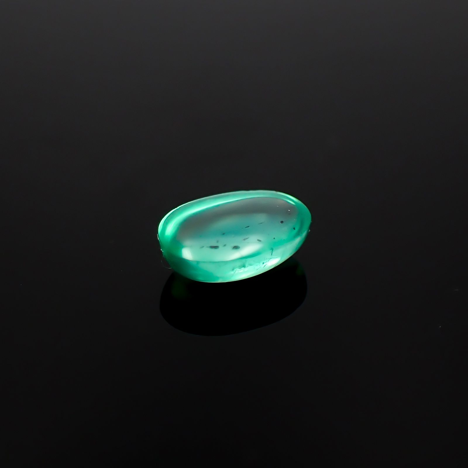 エメラルドキャッツアイ コロンビア産 0.40ct [241229550]5.9x3.9mm前後