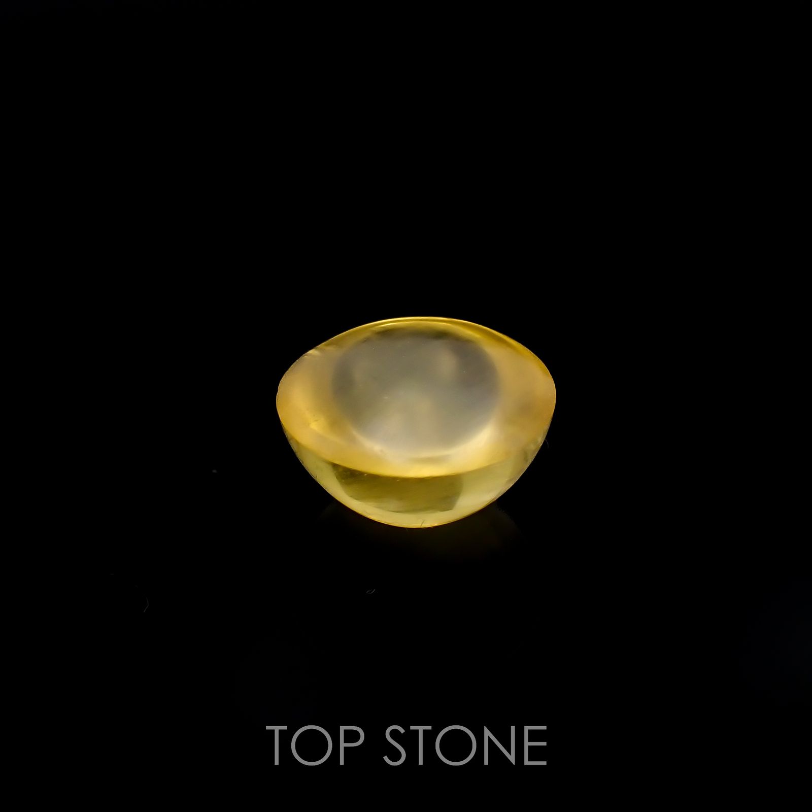イエローベリルキャッツアイ(宝石名イエロー・ベリル キャッツアイ)ブラジル産 3.94ct 識別済[220917882]9.9x9.9mm前後