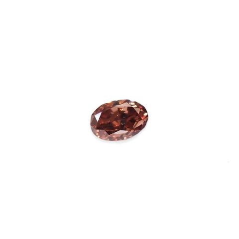 ピンクダイヤモンド(宝石名ダイアモンド VS-1/FANCY DEEP BROWNISH PINK) 0.033ct ソ付(AGT)[250129713]2.25x1.6mm前後