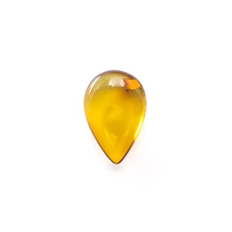 虫入り琥珀 コロンビア産 12.68ct [221018554]27.9x18.5mm前後