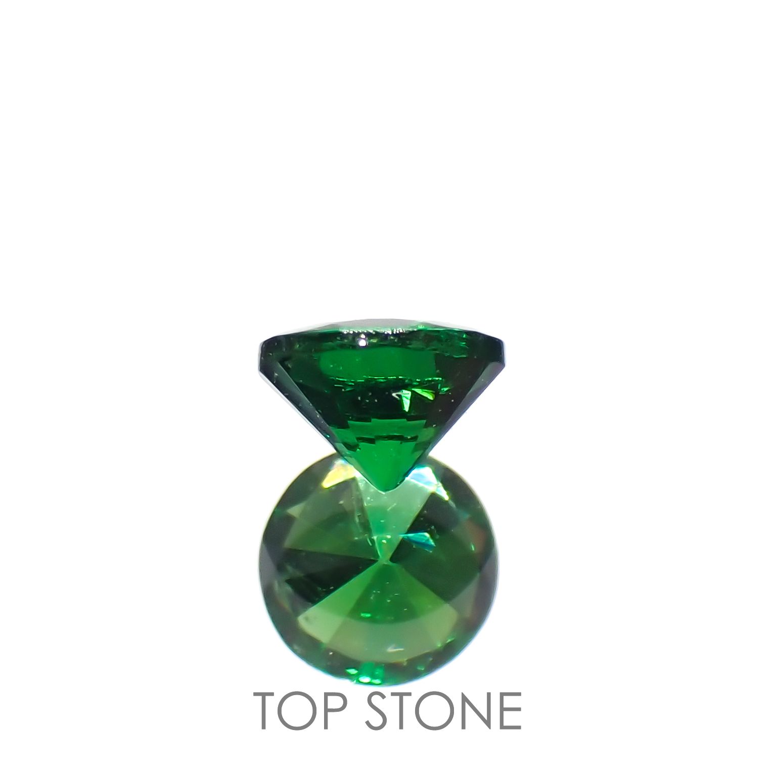 ツァボライト(宝石名ガーネット)タンザニア産 0.14ct 識別済[221018715]3.2x3.2mm前後