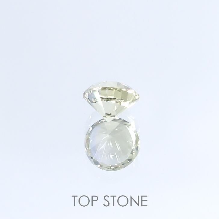 アイスライムブルーサファイア(宝石名サファイア)マダガスカル/オーストラリア産 0.20ct 識別済[220817369]3.5x3.4mm前後