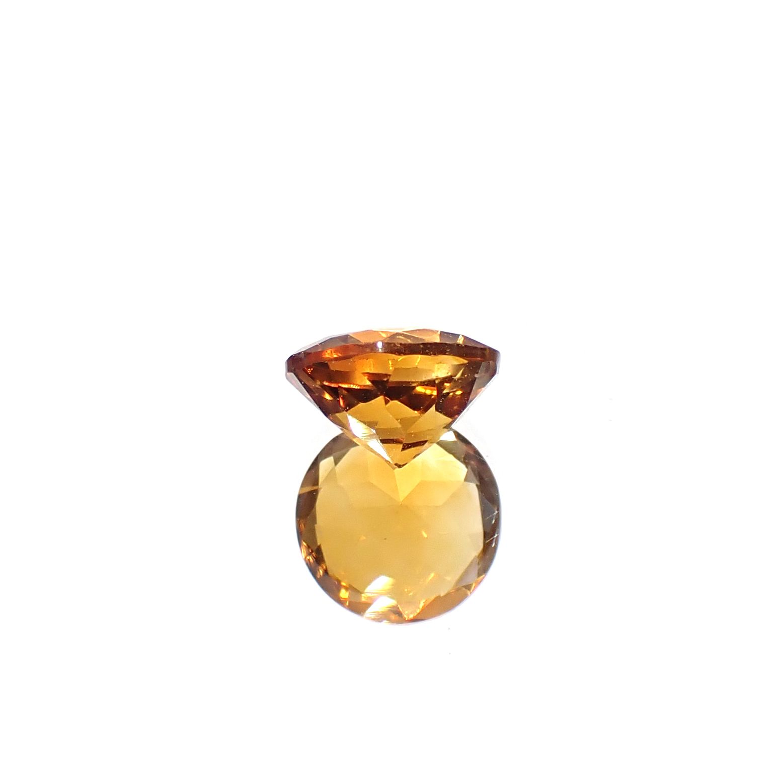 マデイラシトリン ブラジル・ミナスジェライス州産 1.59ct [250630583]8x7.9mm前後