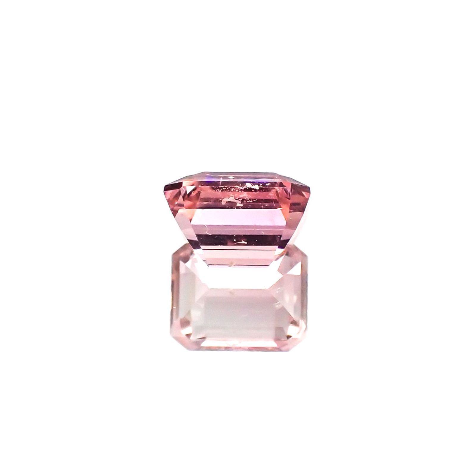 ピンクトルマリン(宝石名ピンク・トルマリン) ルワンダ産 1.170ct ソ付(彩珠)[250711592]6.6×5.3mm前後
