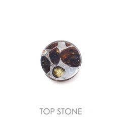 パラサイト隕石Sericho トリプレット 発見地：ケニア 4.17ct[220817530]12.2x12.1mm前後