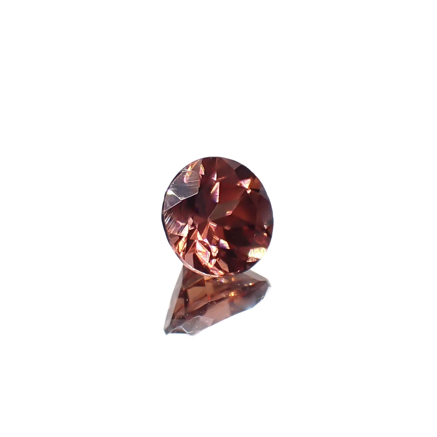 オレンジジルコン スリランカ/カンボジア産 1.99ct[240728498]7x7mm前後