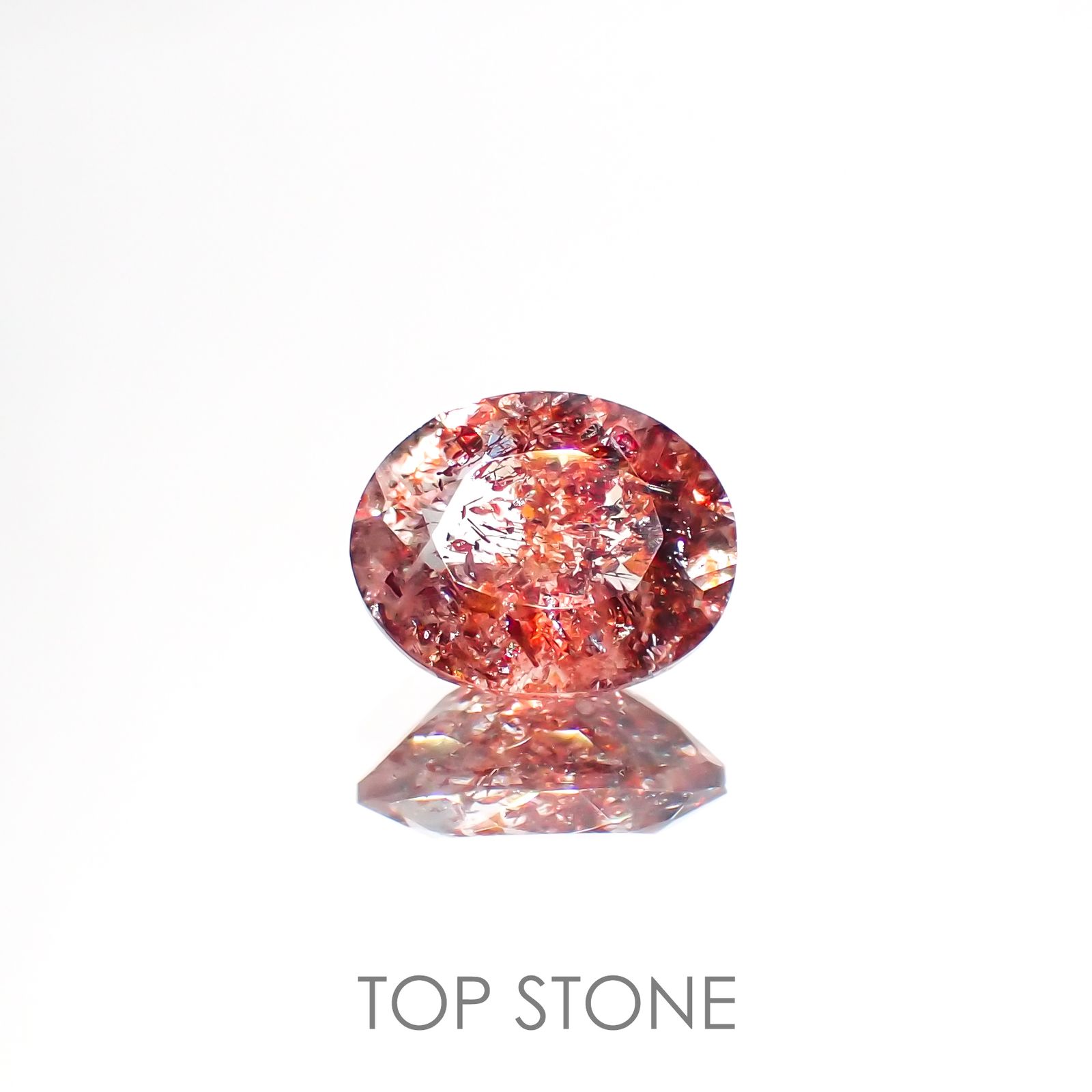 ファイヤークォーツ ナイジェリア産 1.29ct[220114750]8.2x6.8mm前後