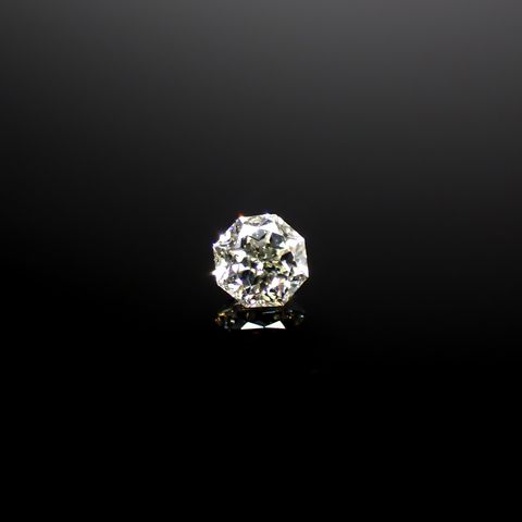 ◇オクタゴンカット◇ダイヤモンド 0.12ct[240427036]2.9x2.9mm前後