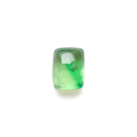 バイカラーツァボライト(宝石名グリーン グロッシュラー・ガーネット)タンザニア産 1.09ct 識別済[240928888]5.7x4.3mm前後