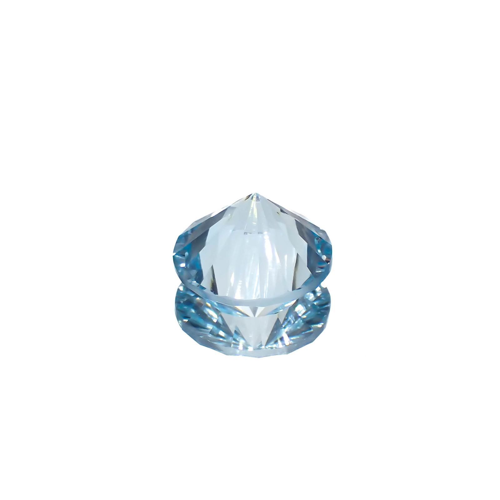 ブルートパーズ ブラジル産 3.88ct[221219314]9.9x9.9mm前後