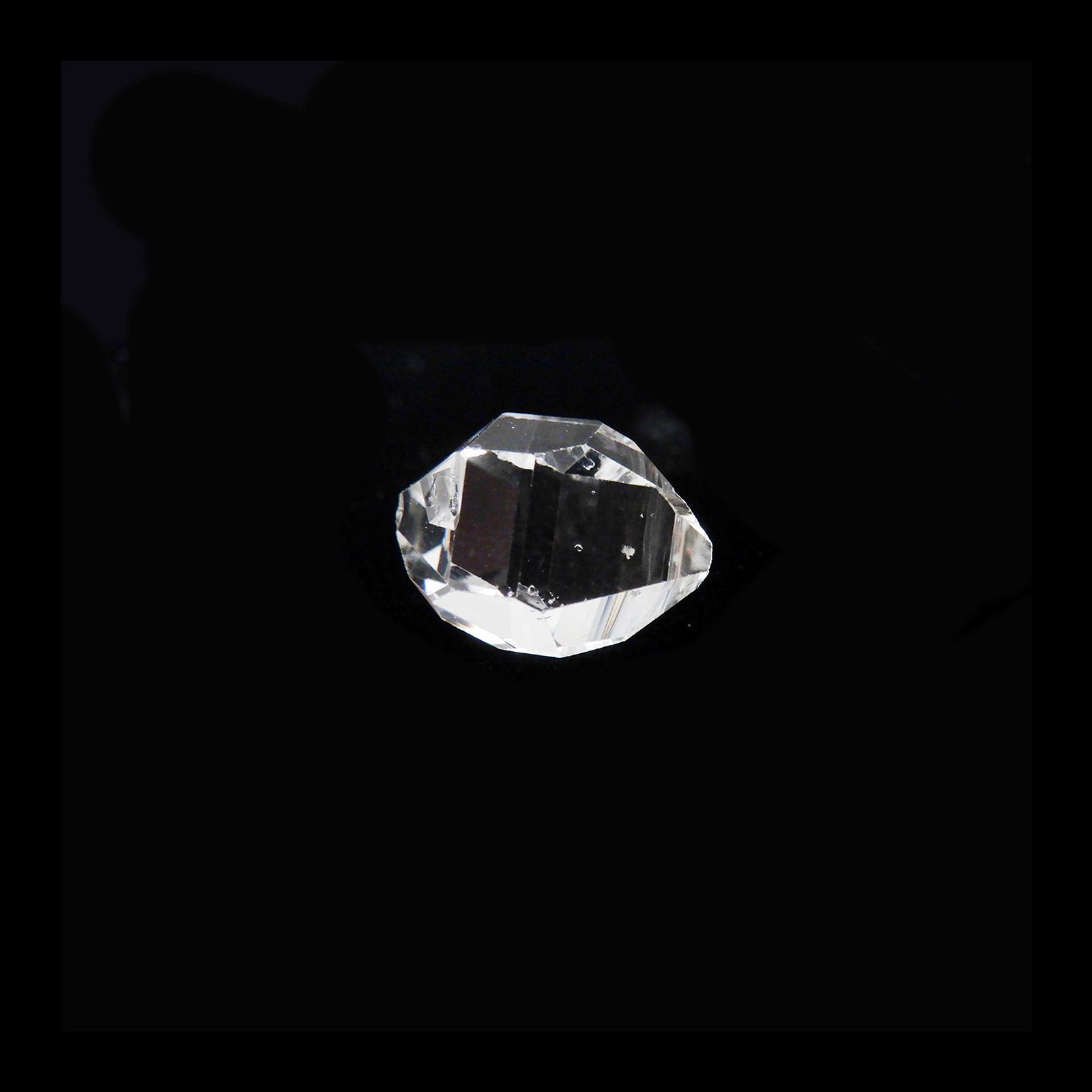 ハーキマーダイヤモンド 原石 アメリカ・ニューヨーク州産 4.95ct[240125365]12.7x9.5mm前後
